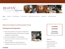 Tablet Screenshot of beavenandassociates.com